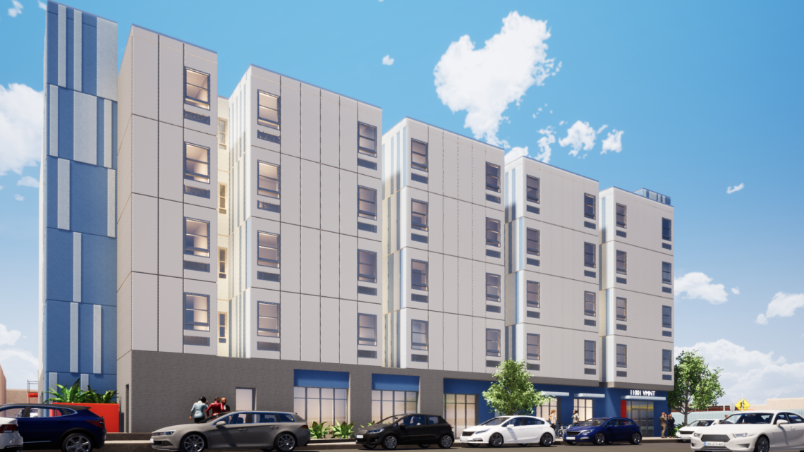 apartment building on the rise in Westmont Urbanize LA